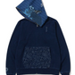 Bape Samurai Shark Indigo Full-Zip Hoodie Size Large