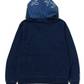 Bape Samurai Shark Indigo Full-Zip Hoodie Size Large