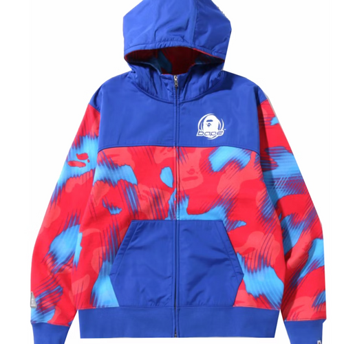 Bape Stroke Camo Relaxed Full-Zip Hoodie Size Medium