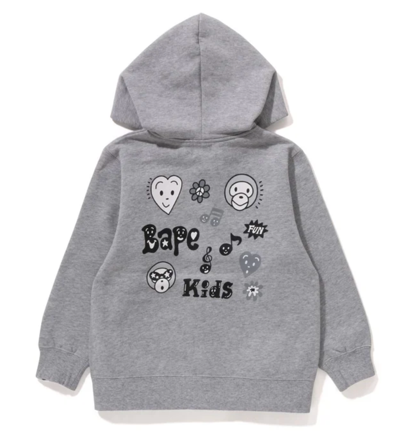 Bape Kids x Chocomoo Zip Hoodie Grey Size 110 K