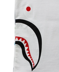 Bape Kids Space Camo Multi Shark Pocket Tee White Size 120 K