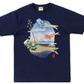 Bape Kids Koinobori Carp Flags Ape Head Tee Navy Size 100 K