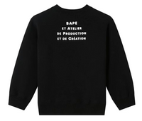 Bape Kids x A.P.C Milo Cloud Crewneck Black Size 110 K