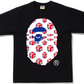 Bape London Union Jack Black T-Shirt Size Small