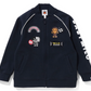 Bape Kids Baby Milo Racing Team Emblem Print Sweat Jacket Navy Size 110 K
