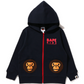 Bape Kids Baby Milo Pocket Zip Hoodie Navy Size 110 K
