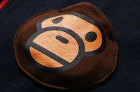 Bape Kids Baby Milo Pocket Zip Hoodie Navy Size 110 K