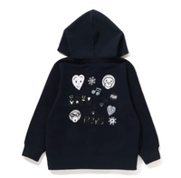 Bape Kids x Chocomoo Zip Hoodie Navy Size 130 K