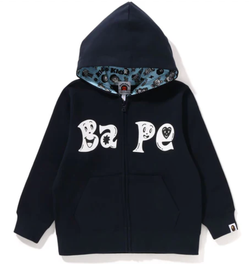 Bape Kids x Chocomoo Zip Hoodie Navy Size 110 K