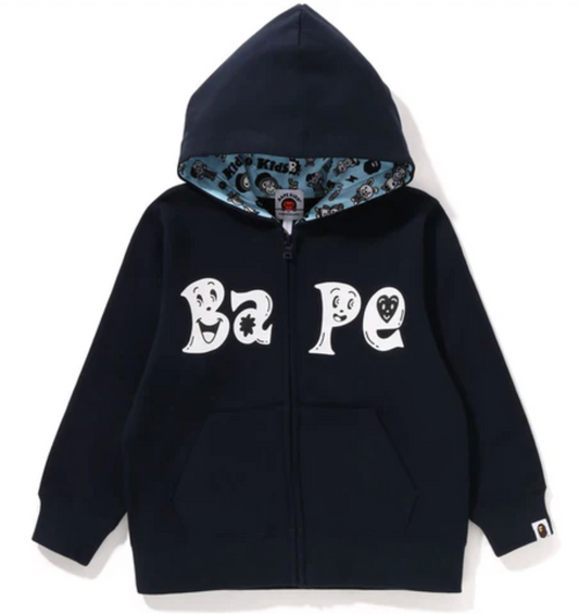 Bape Kids x Chocomoo Zip Hoodie Navy Size 110 K