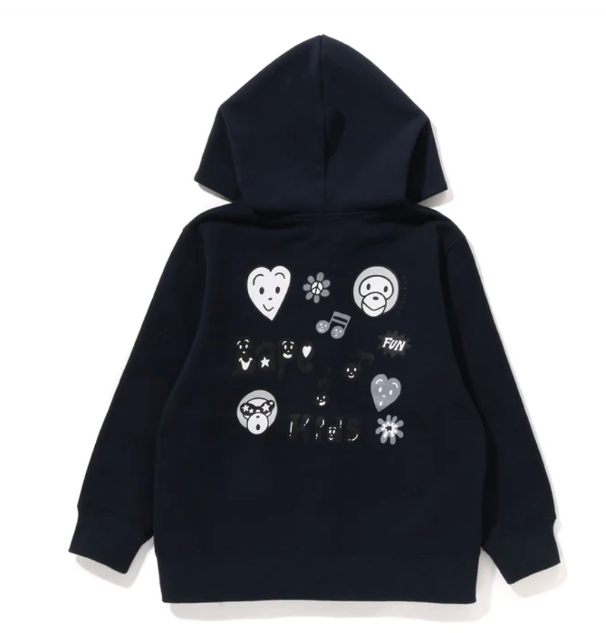 Bape Kids x Chocomoo Zip Hoodie Navy Size 110 K