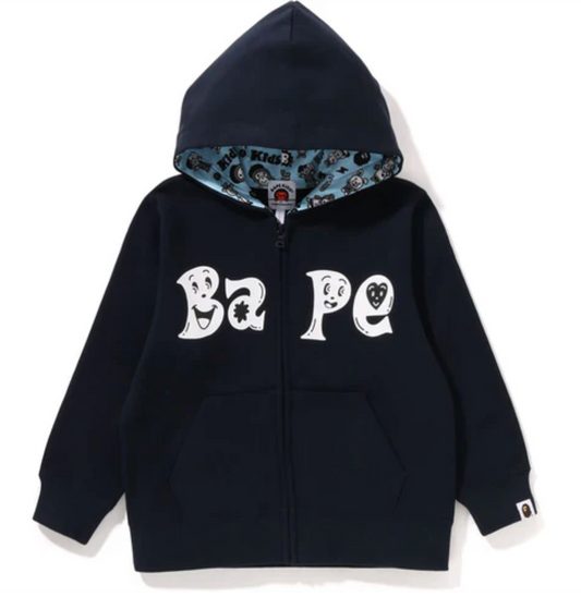 Bape Kids x Chocomoo Zip Hoodie Navy Size 100 K