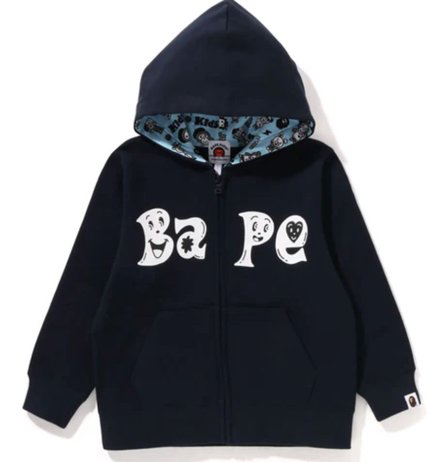 Bape Kids x Chocomoo Zip Hoodie Navy Size 120 K