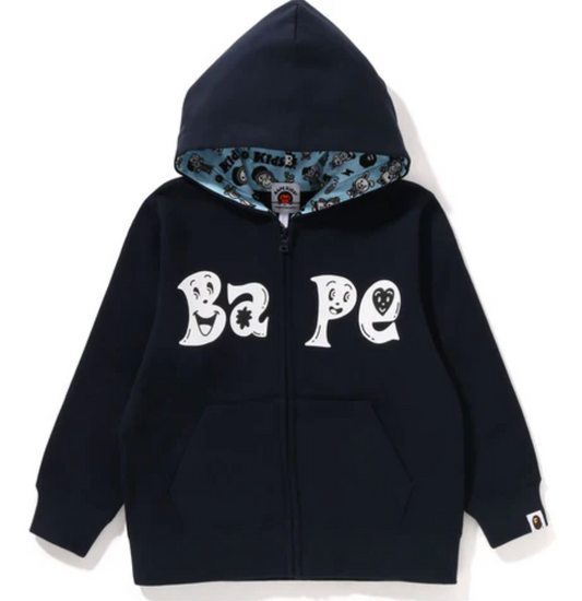 Bape Kids x Chocomoo Zip Hoodie Navy Size 120 K