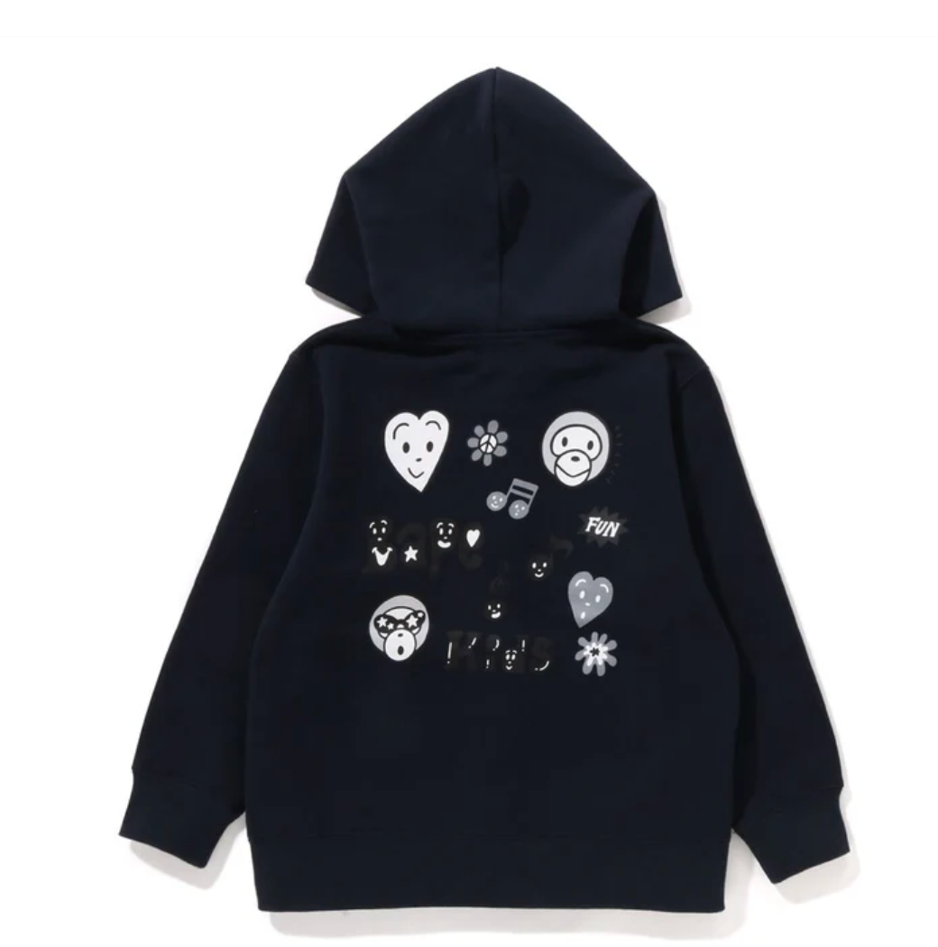Bape Kids x Chocomoo Zip Hoodie Navy Size 120 K