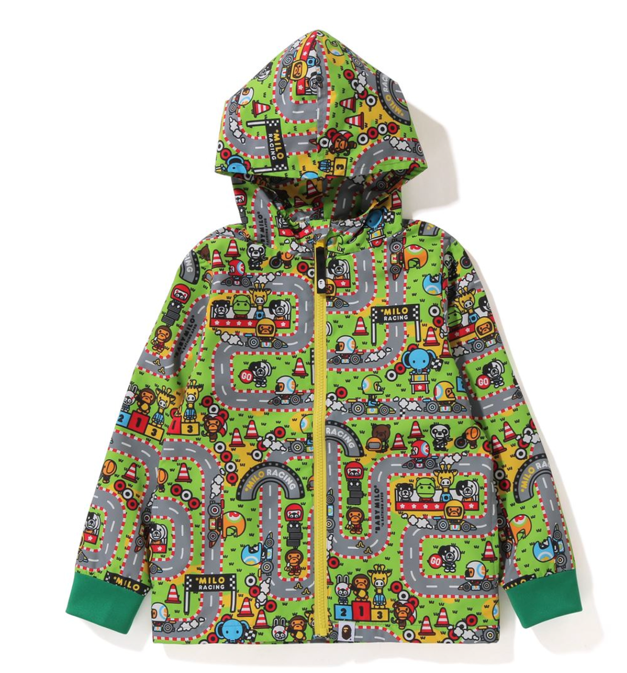 Bape Kids Baby Milo Racing Hoodie Jacket Multi Size 120 K
