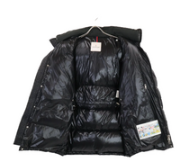 Moncler Puffer Jacket Frey Nylon Down Jacket Black Size 1