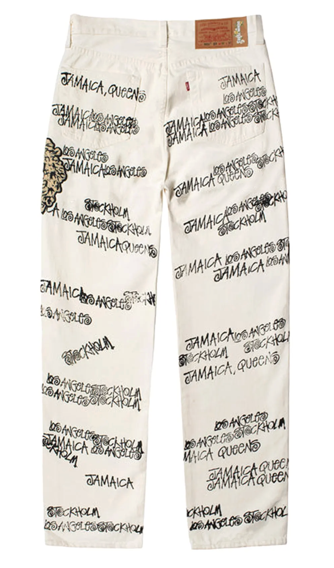 Stussy X Denim Tears X Our Legacy TTL 501 White Men's Jean