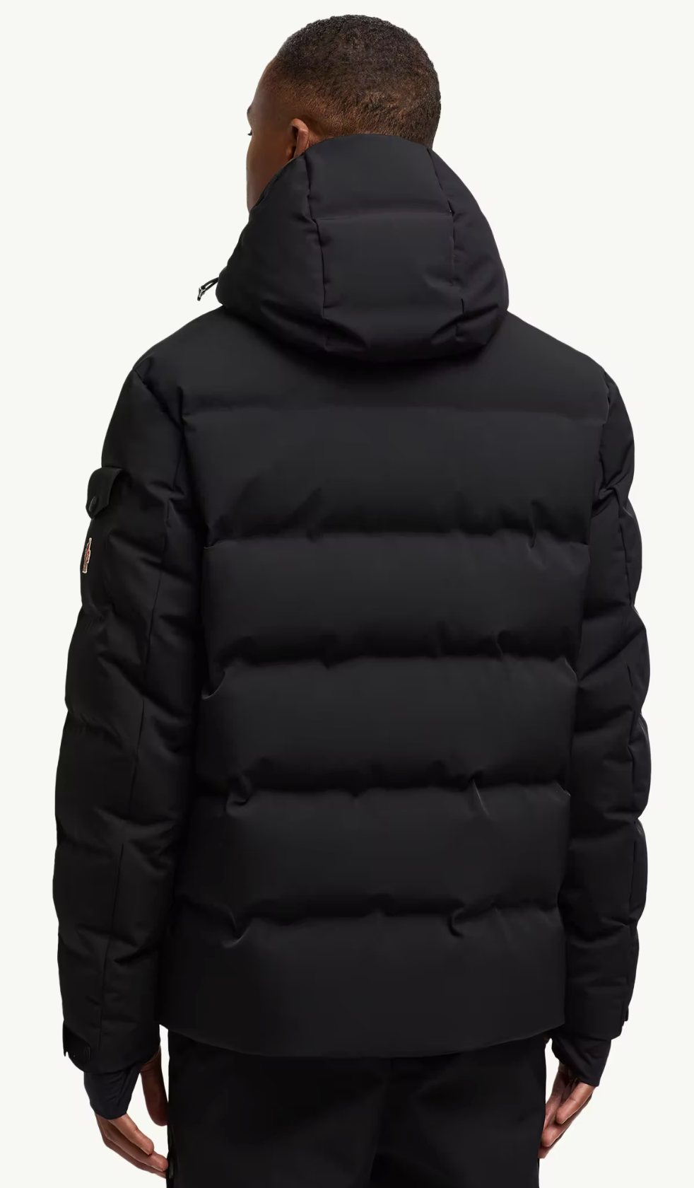 Moncler Montgetech Black Hooded Short Down Jacket Size 6