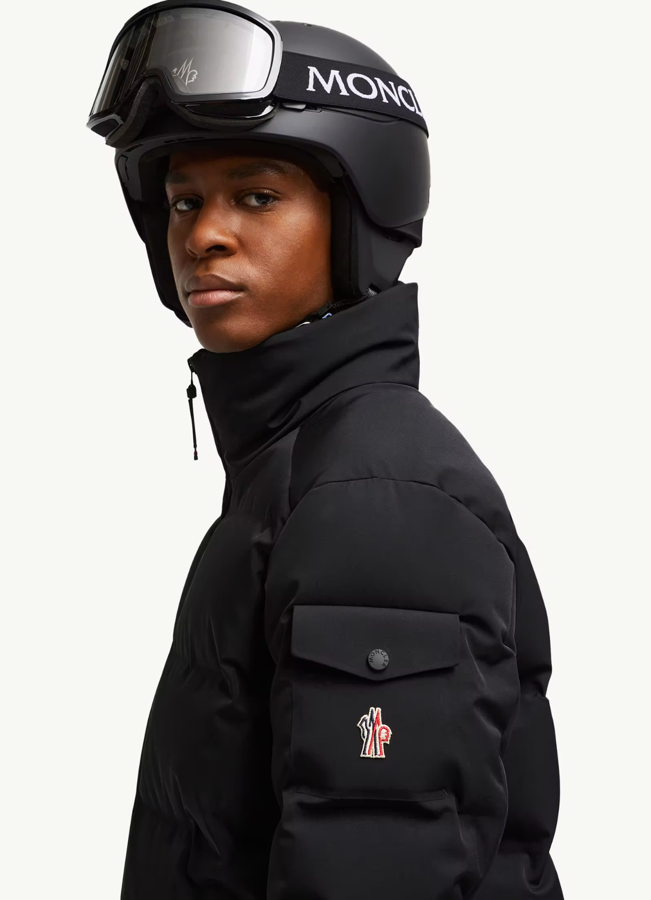 Moncler Montgetech Black Hooded Short Down Jacket Size 6