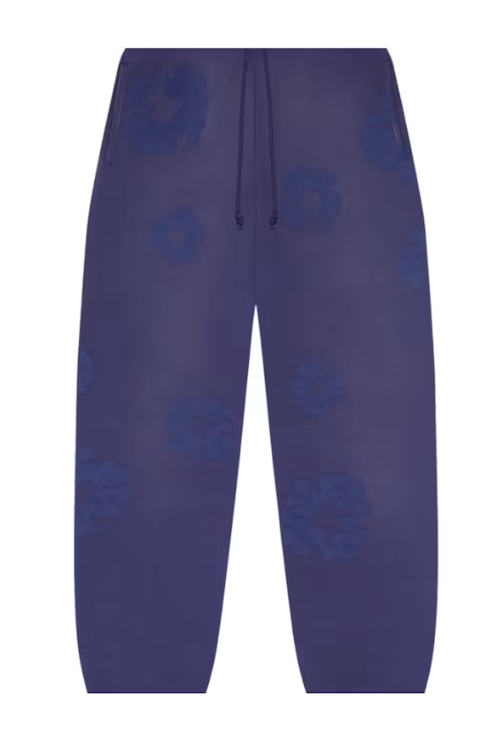 Denim Tears Mono Cotton Wreath Washed Blue Sweatpants