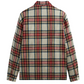 Kith Plaid Boxy Collared Overshirt 'Fame' Red Size Medium