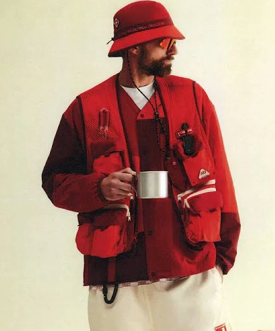 Kith X Columbia Red Utility Vest Size Large