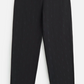 Kith Women's Script Logo Aidan Pleated Black Trousers Size 24