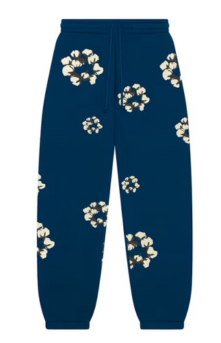 Denim Tears x Cactus Plant Flea Market Cactus Tears Wreath Sweatpants 'Navy'