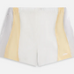 Kith Women's Allium Seamed Off-White Track Shorts Size XL