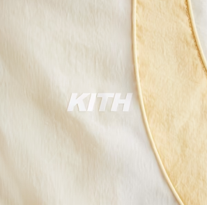 Kith Women's Allium Seamed Off-White Zip Track Jacket Size Medium