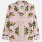 Kith Women's Amalia II Guava Light Pink Button Down Shirt Size Medium