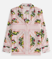 Kith Women's Amalia II Guava Light Pink Button Down Shirt Size Medium
