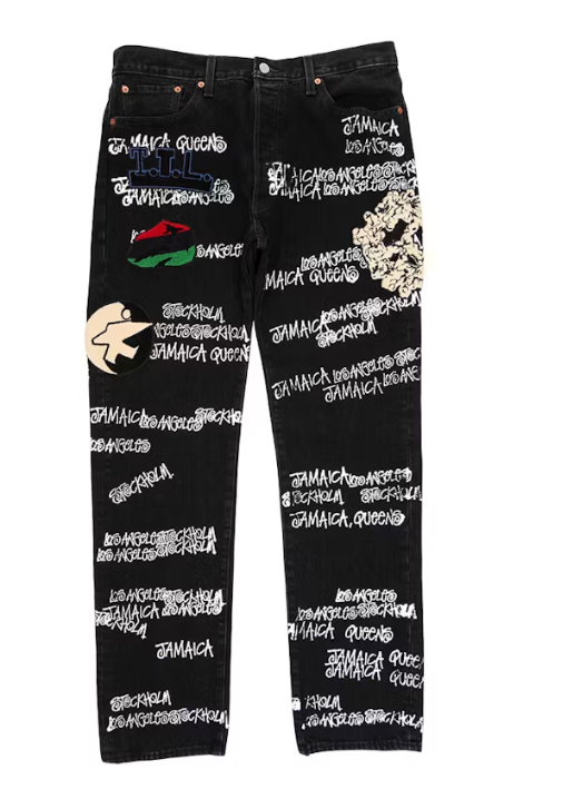 Stussy X Denim Tears X Our Legacy TTL 501 Black Men's Jean