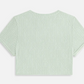 Kith Womens Yeni Monogram Towel Ringer Tee Green Size Large
