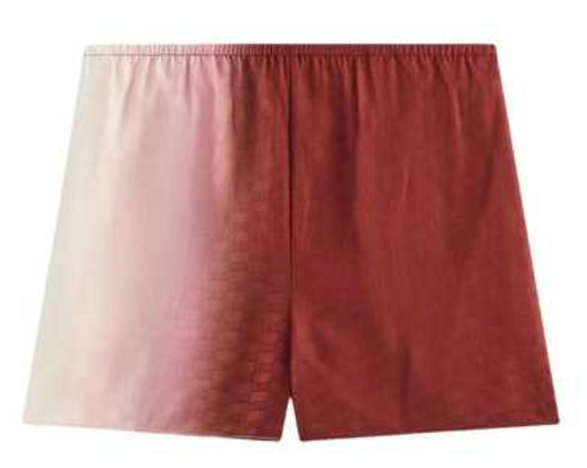 Kith Womens Thea Ombre Monogram Short Pink Size Large