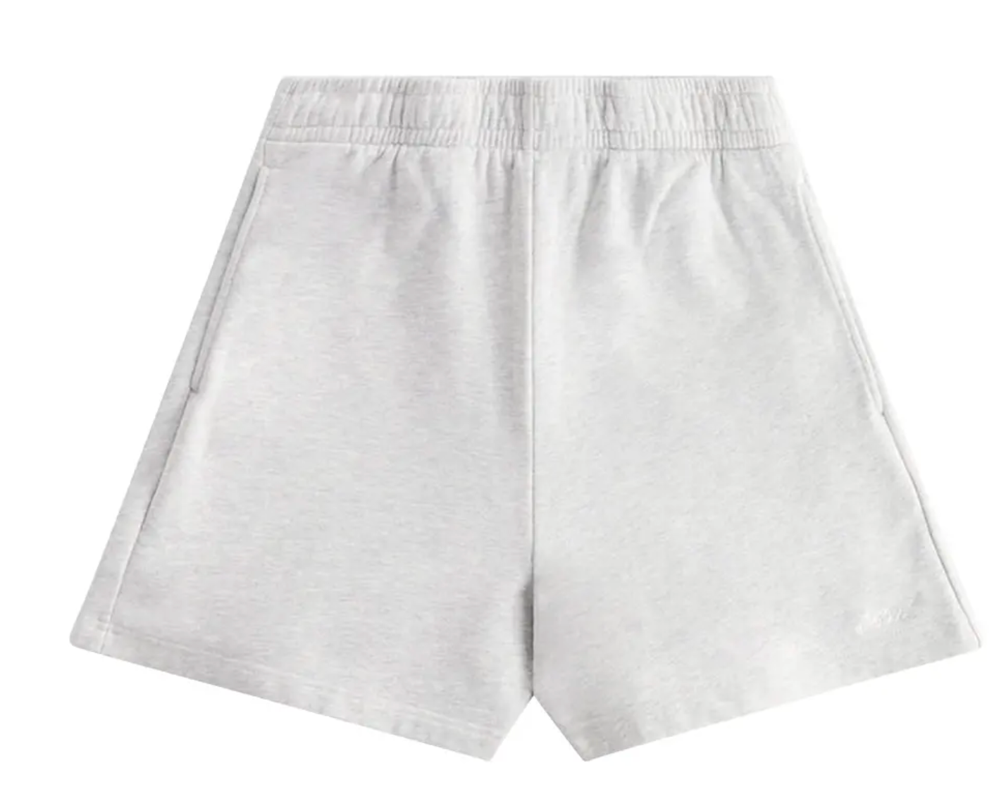 Kith Womens Rayne Sweatshorts Light Heather Grey Size Medium