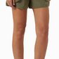 Kith Women's Devan Nylon Green Wind Short Size Medium
