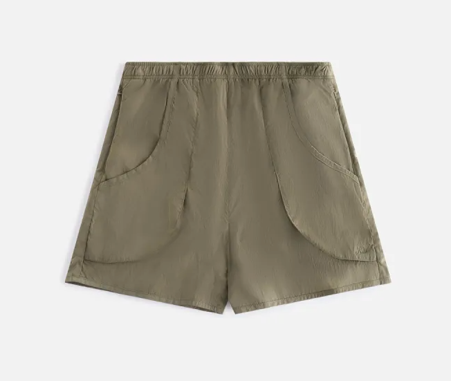 Kith Women's Devan Nylon Green Wind Short Size Medium