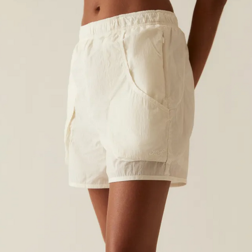 Kith Women's Devan Nylon Off-White Short Size Large