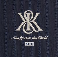Kith Women's Kieran Crest Navy Coaches Jacket Size Medium