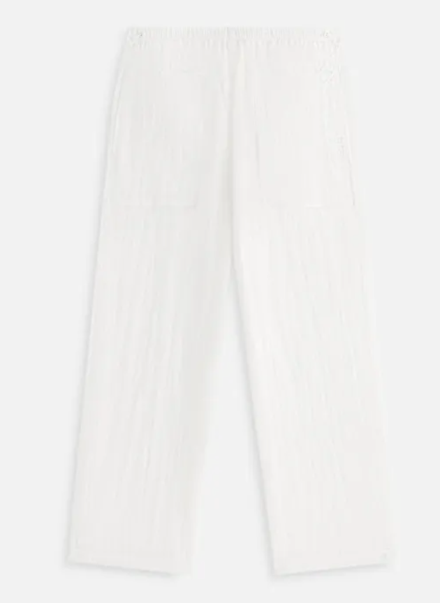 Kith Women's Kavi Sheer White Monogram Pant Size Medium