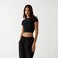 Kith Women's Mulberry II Active Black Tee Size Small