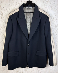 Palm Angels Milano Single Breasted Side Stripe Blazer Suit Jacket Size 52