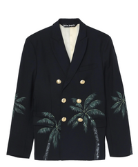 Palm Angels Palms Classic Double-Breasted Blazer Size 50