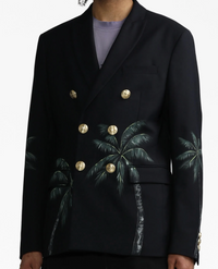 Palm Angels Palms Classic Double-Breasted Blazer Size 50