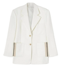 Palm Angels Single Breasted Tailored Blazer Womens Size 40
