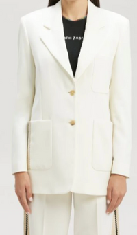 Palm Angels Single Breasted Tailored Blazer Womens Size 40