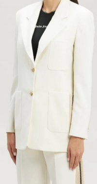 Palm Angels Single Breasted Tailored Blazer Womens Size 40