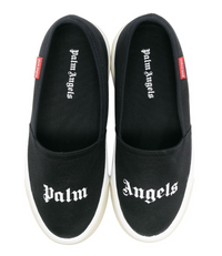 Palm Angels Logo Slip On Black/White Sneakers Size 38 (5M)